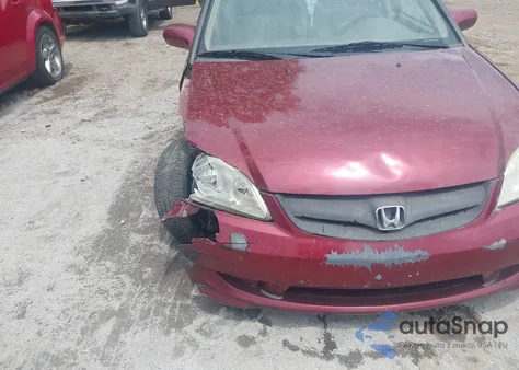 2005 Honda Civic Ex из США, поврежденный, VIN 2HGES26705H610436